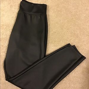 Faux Leather Black Leggings